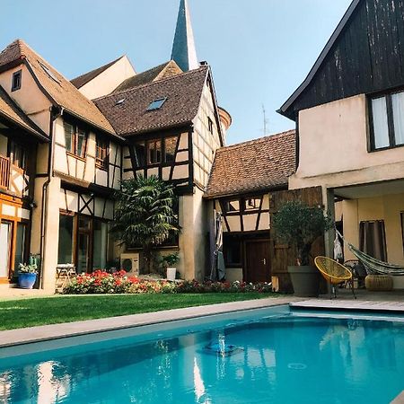Maison D'Hotes La Rose D'Alsace Rosheim Bagian luar foto