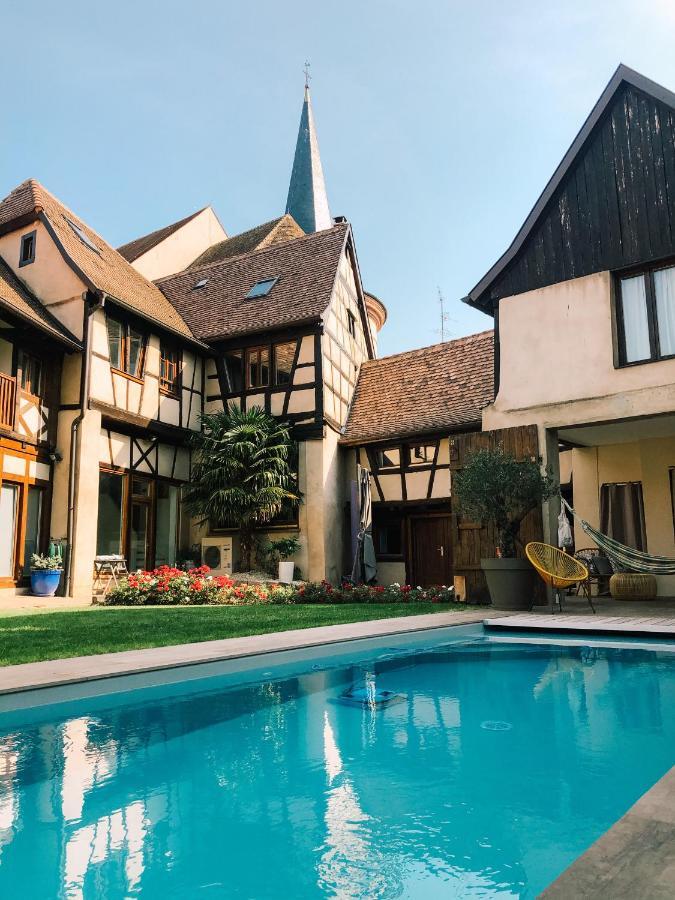 Maison D'Hotes La Rose D'Alsace Rosheim Bagian luar foto